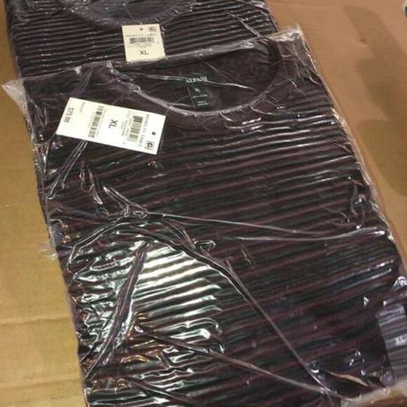 Men'S Ottoman Texture Crewneck Pullover Size XL - Picture 4 of 5